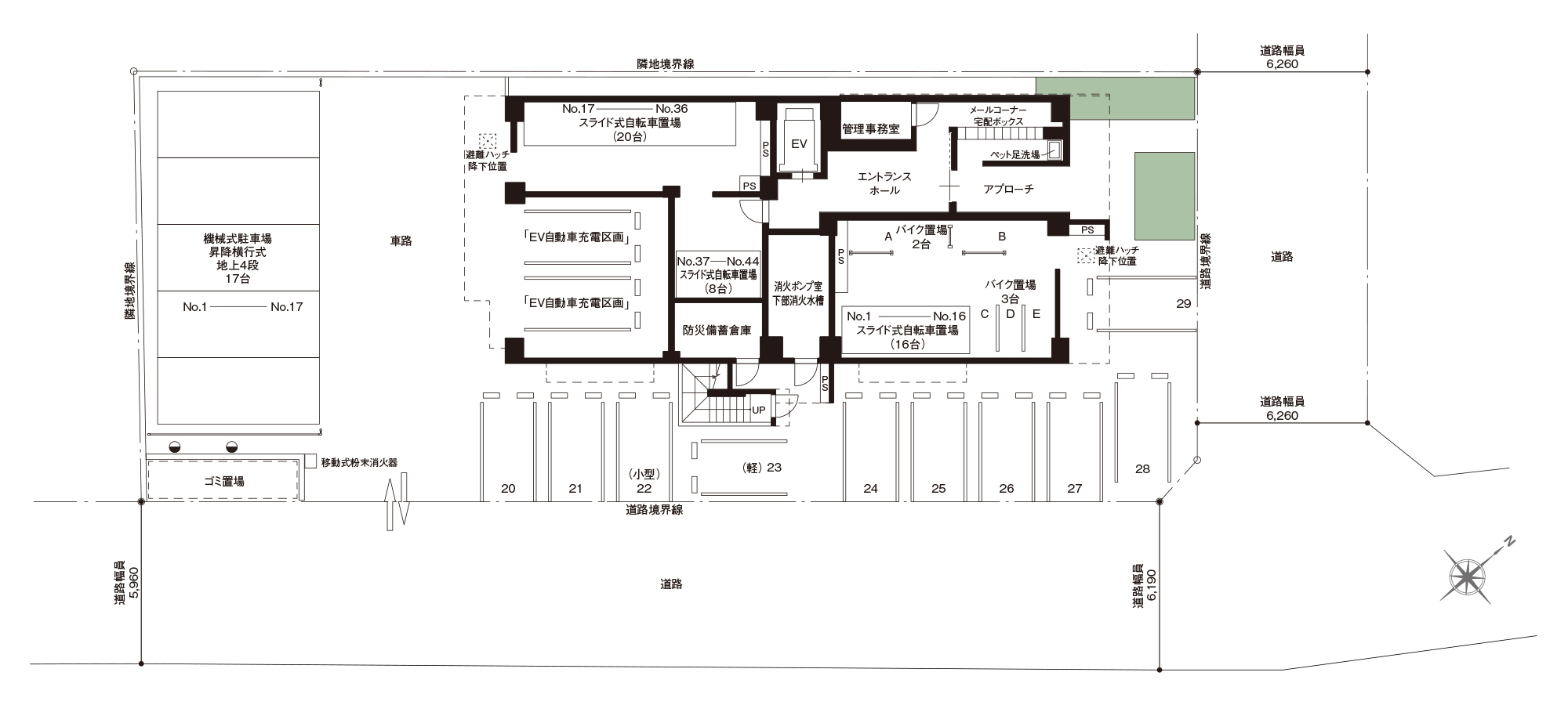 敷地配置図